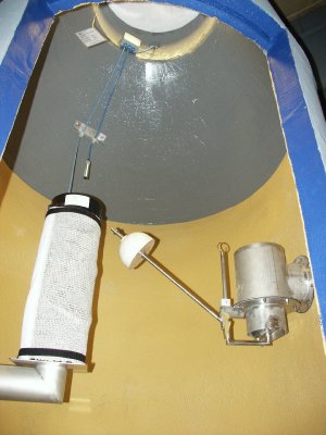 Der Abscheider nach Aufbringung der Neubeschichtung