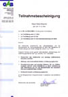 Teilnahmebescheinigung GAB