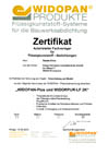 Zertifikat Fachverleger Fl�ssigkunststoff Abdichtungen
